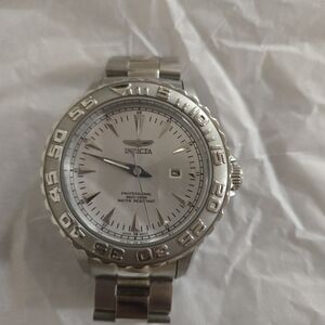 Invicta Silver Stainless Steel Watch